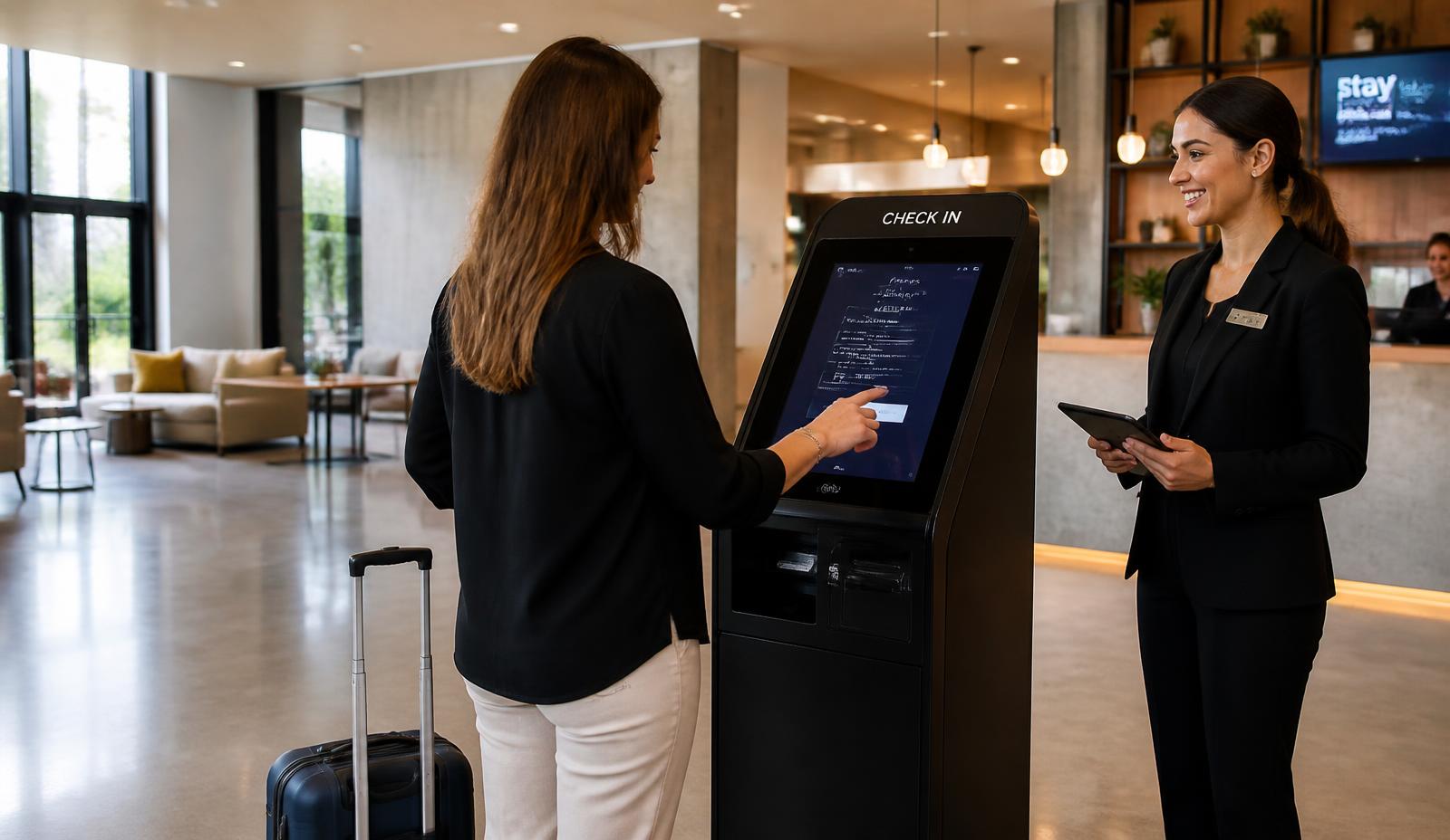 Otel check-in kiosku